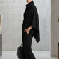 📢📢2026 New Arrivals 55% OFF💥⏰Women's Cowl Neck Cape & Wide-Leg Pants Set👚👖