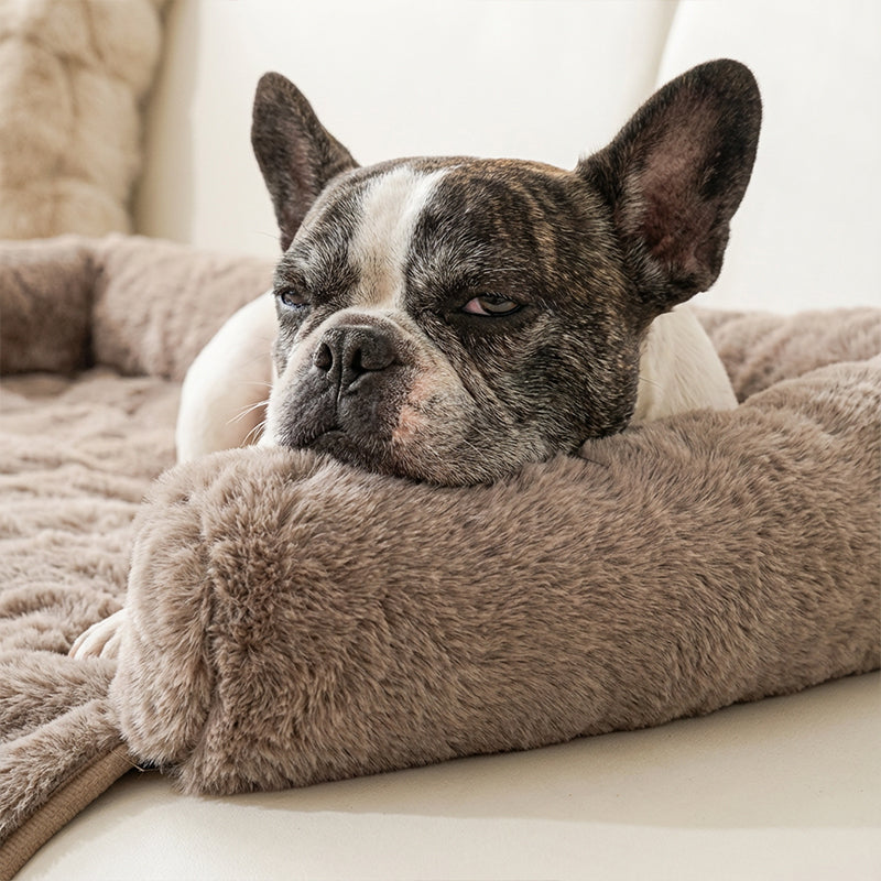 Thickened Warm Non-Slip Pet Bed with Edge