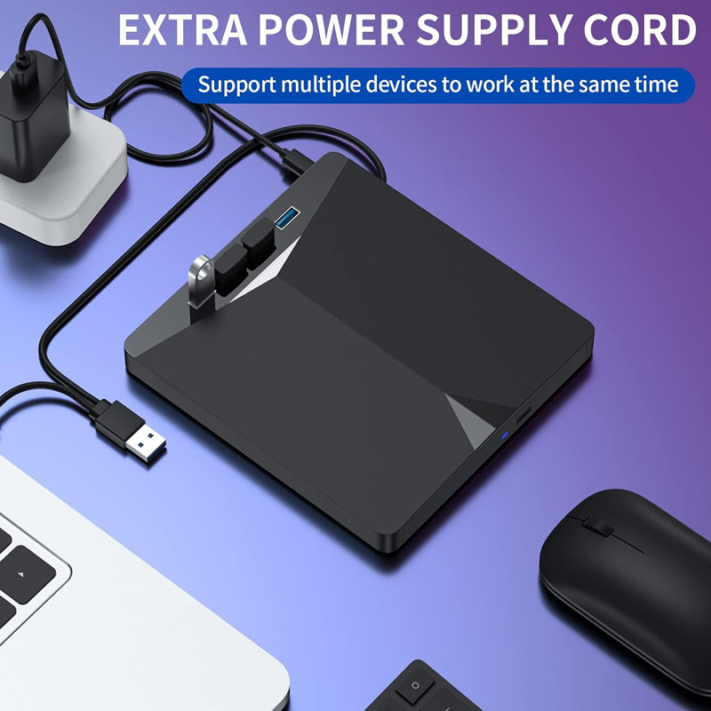 💿No Disc Drive on Your Laptop? Now You Do! External CD/DVD Burner 50% OFF📀