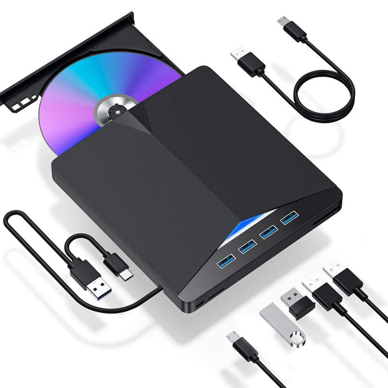 💿No Disc Drive on Your Laptop? Now You Do! External CD/DVD Burner 50% OFF📀