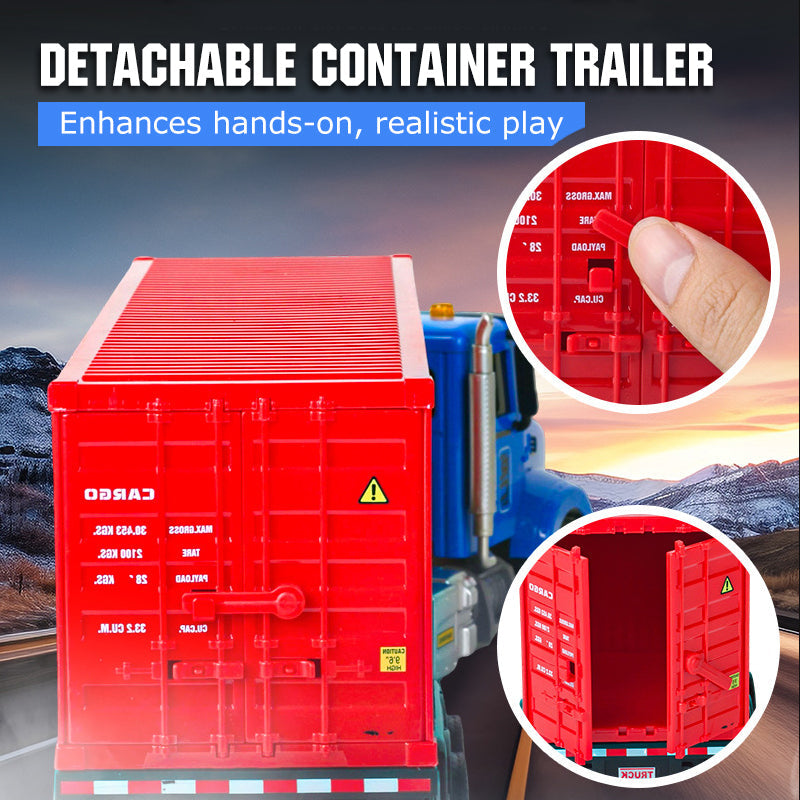 RC Container Truck with Lights & Sound Kit