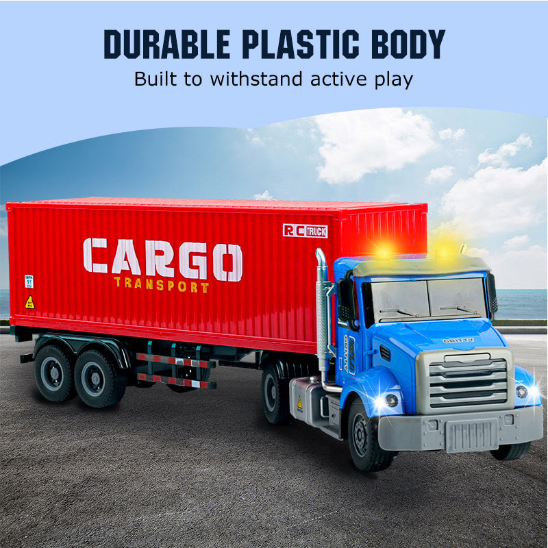 RC Container Truck with Lights & Sound Kit