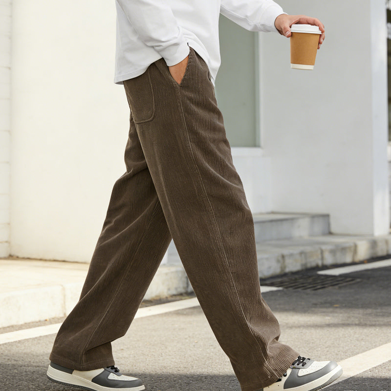 ✨🔥Men's Loose-Fit Drawstring Pants with Pockets