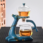 Automatic Magnetic Dispensing Glass Tea Set