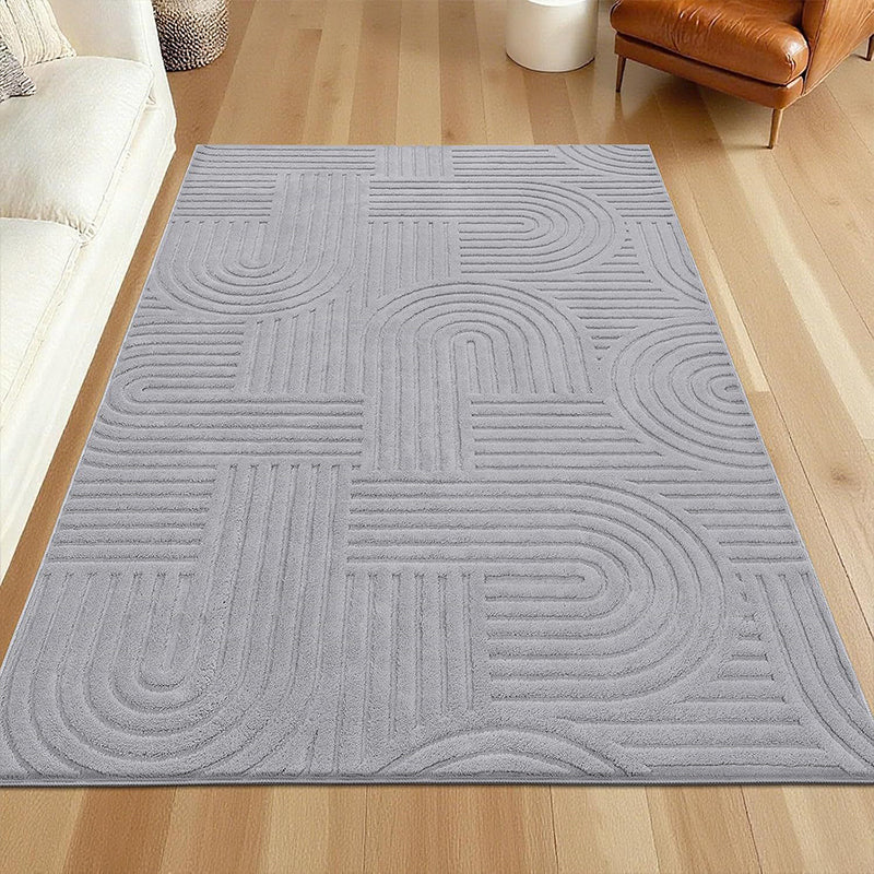 🛋️ HOT SALE! ⚡ Soft Arch Pattern Area Rug – Ultra Soft & Fluffy, Modern Arch Design, Non-Slip Bottom, Washable & Ideal for Living Room Bedroom ✨