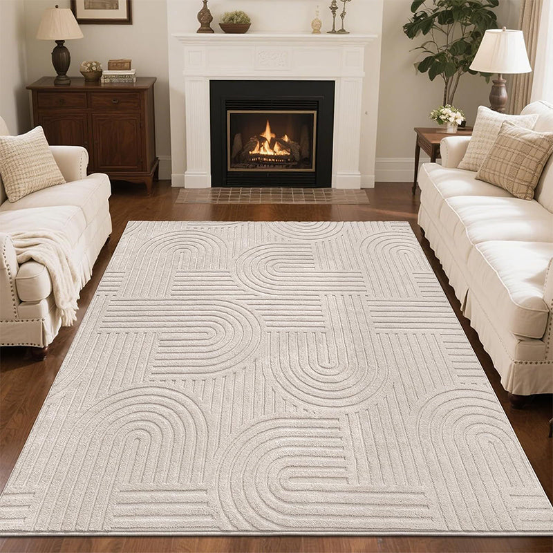 🛋️ HOT SALE! ⚡ Soft Arch Pattern Area Rug – Ultra Soft & Fluffy, Modern Arch Design, Non-Slip Bottom, Washable & Ideal for Living Room Bedroom ✨