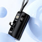 5000mAh Mini Power Bank with Built-in Cable & Stand
