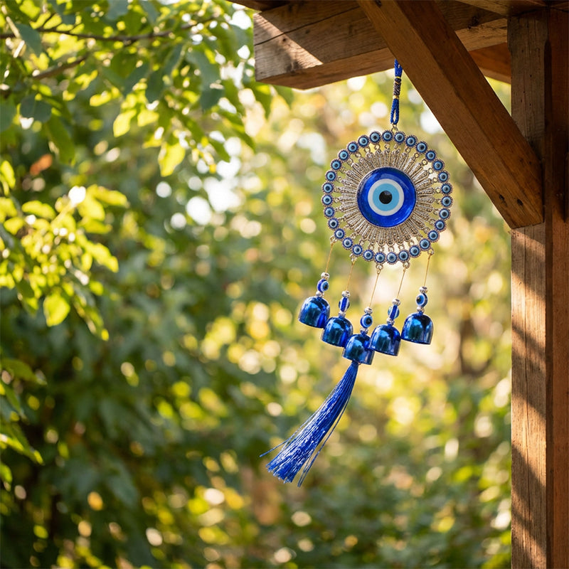 Nazar Amulet Wind Chime for Protection