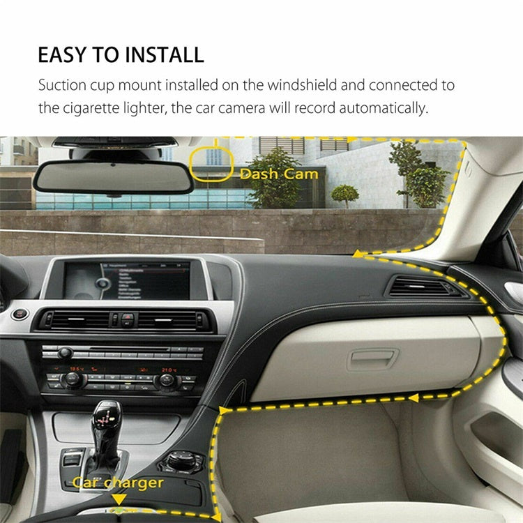 🚗🎥Dash Cam 3 Cameras 1080P HD – Front + Interior + Rear with Reverse 🔥