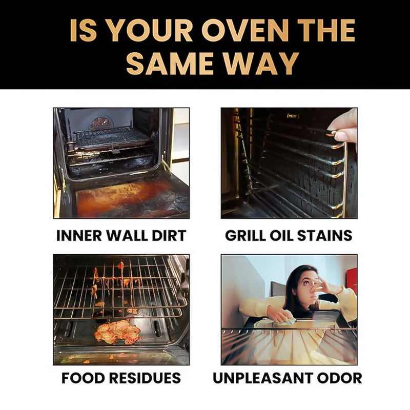 BUY 3 GET 2 FREE!!🏆#1 Best Seller ⏰💕⚡Oven & Grill Cleaner Spray✨
