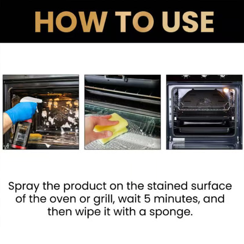BUY 3 GET 2 FREE!!🏆#1 Best Seller ⏰💕⚡Oven & Grill Cleaner Spray✨