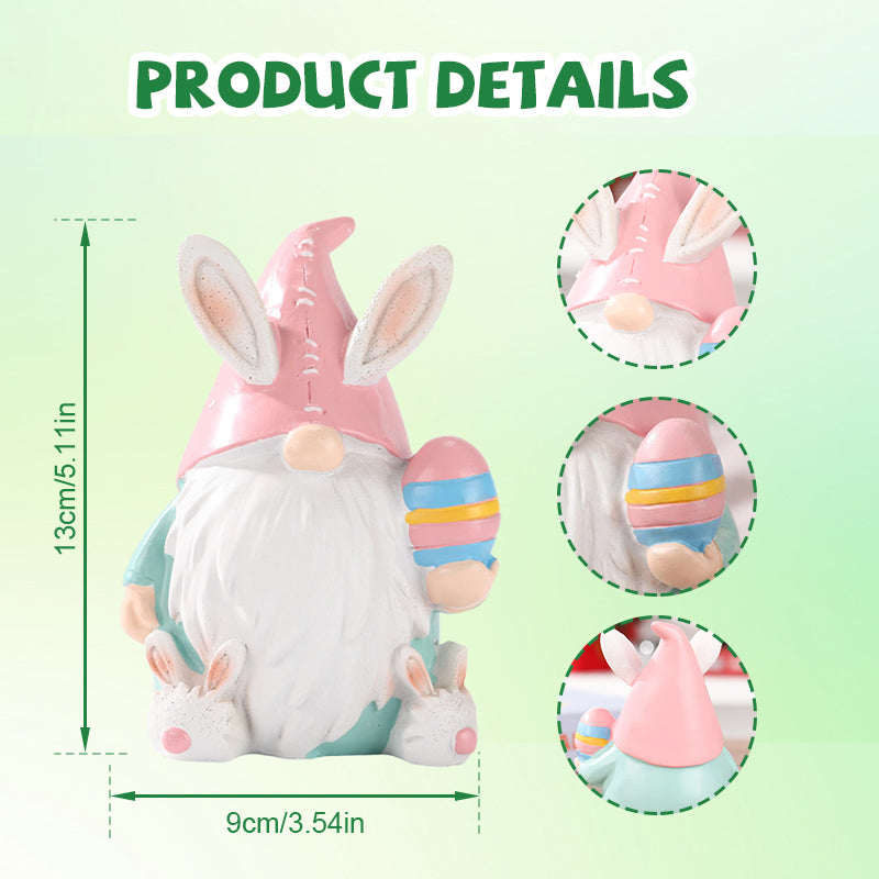 Easter Bunny Gnome Figurine