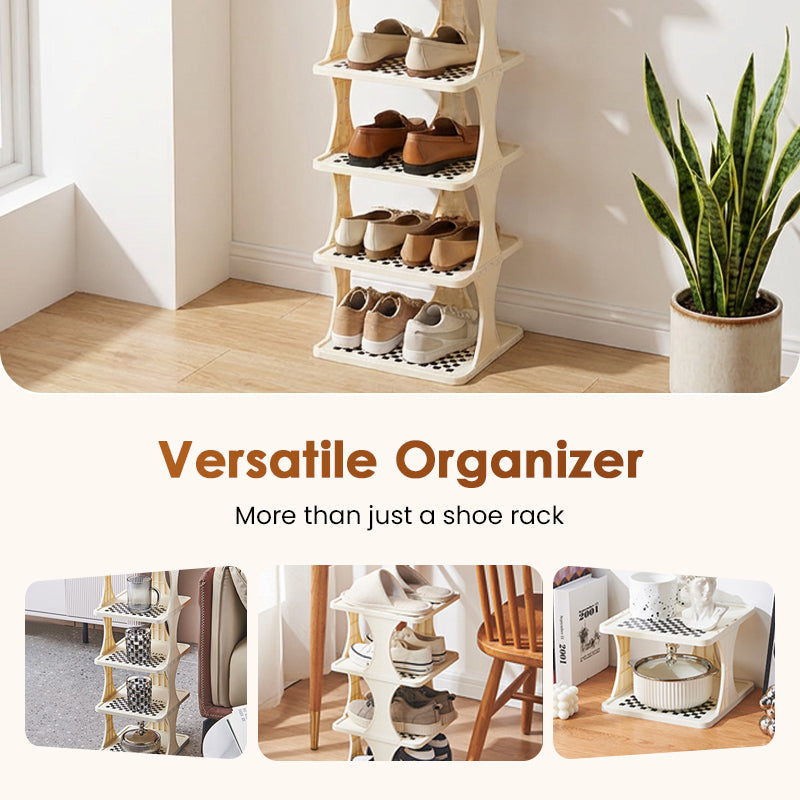 Multi-Layer Space-Saving Shoe Rack