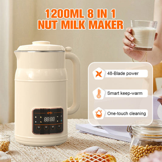🔥Limited-time offer-1200 ml 8-in-1 nut milk maker