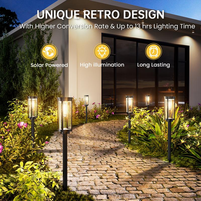 ⛅Now only 40% off!🎉Solar Pathway Lights Outdoor⚡