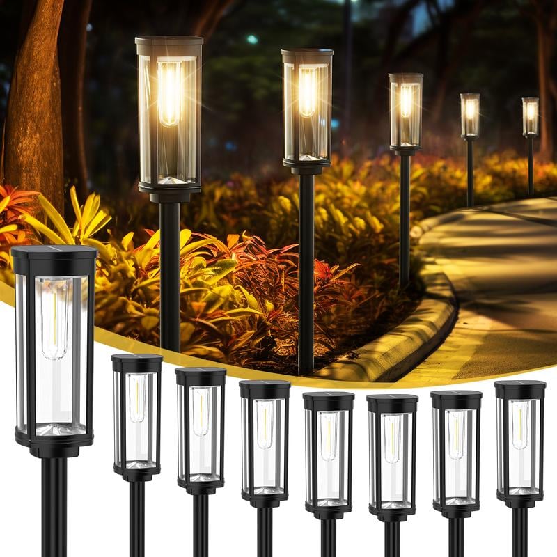 ⛅Now only 40% off!🎉Solar Pathway Lights Outdoor⚡