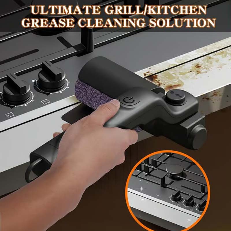 Cordless Electric BBQ Grill Brush Cleaner
