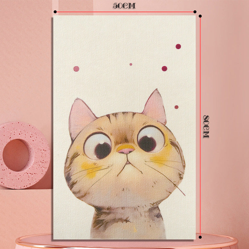 Cute Decorative Cat Scratching Pad Wall Sticker