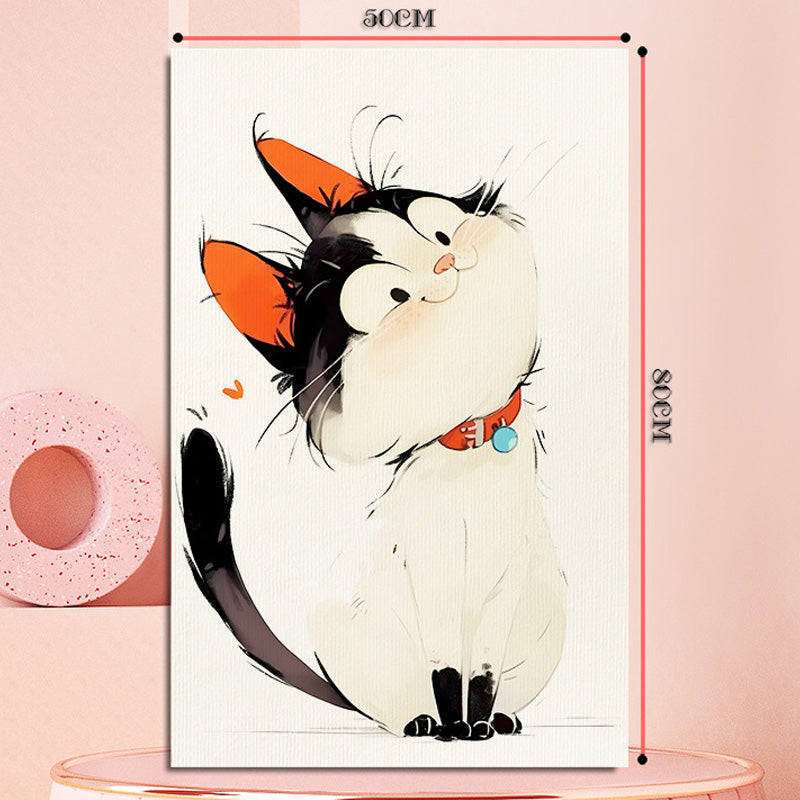 Cute Decorative Cat Scratching Pad Wall Sticker
