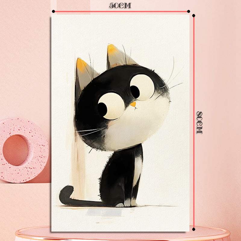 Cute Decorative Cat Scratching Pad Wall Sticker