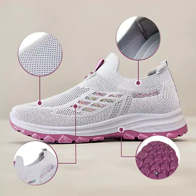 👟New Arrivals - Orthopedic Walking Shoes with Arch Support – Breathable Mesh & Cushioned Footbed for Pain Relief
