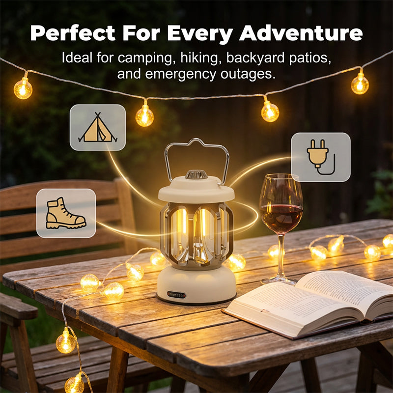 Stepless Dimming LED Camping Lantern