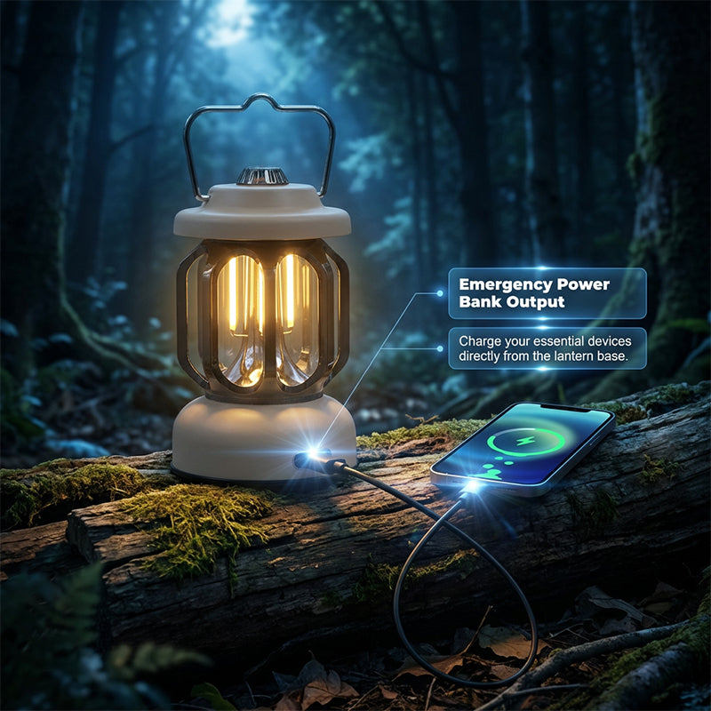 Stepless Dimming LED Camping Lantern