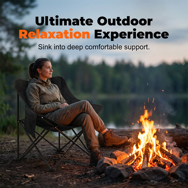 Portable Folding Moon Chair for Camping & Outdoors