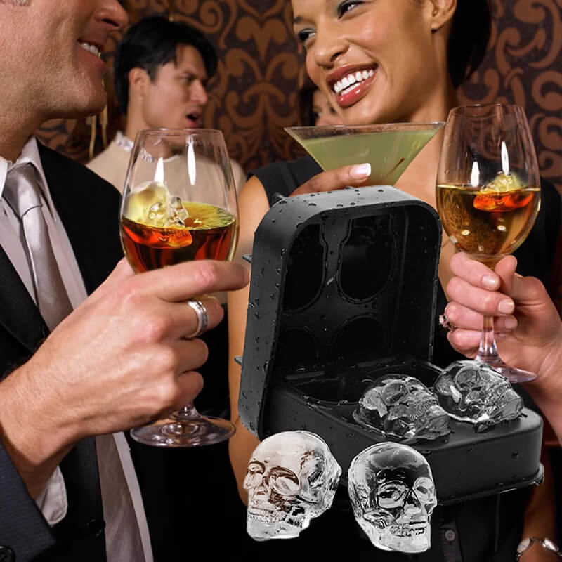 ⏳Limited-time 50% off⏰DIY Silicone Skull Ice Cube Tray🥃🧊