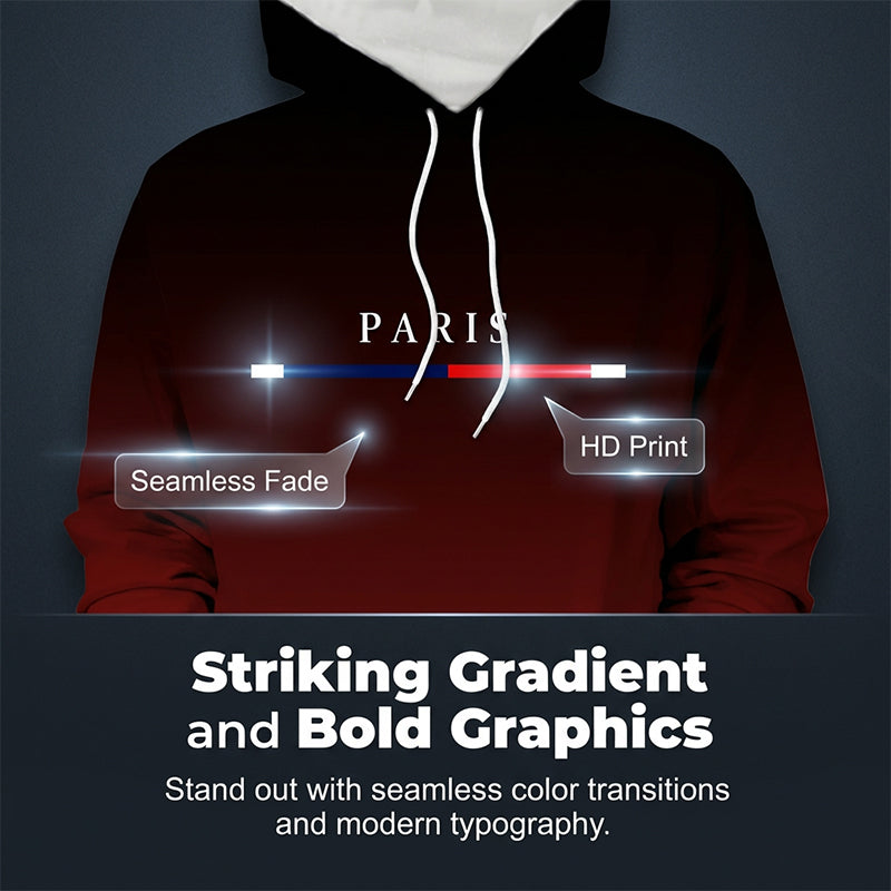 ⏳Time-Limited Special⏰Men's Gradient Tracksuit Set - Hoodie and Sweatpants