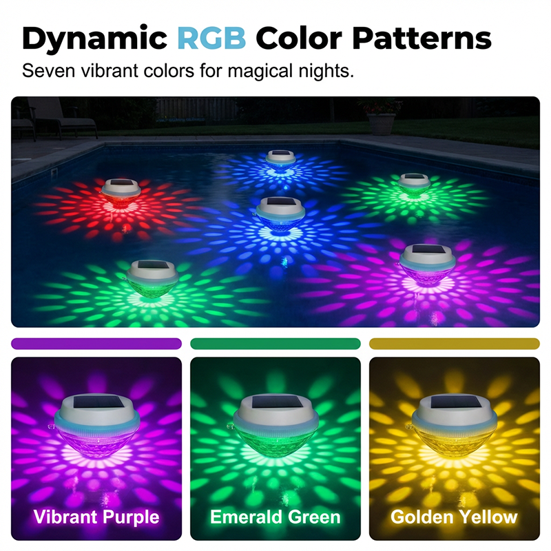 📉 Prices Dropped! Grab It Before It’s Gone 🏃‍♂️LED Solar Floating Pool Light