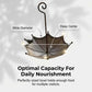 🐦 50% OFF NOW! ✨ Hanging Umbrella Bird Feeder & Bath – Dual-Use, Rust-Resistant, Vintage Style & Perfect for Garden Decor ☂️
