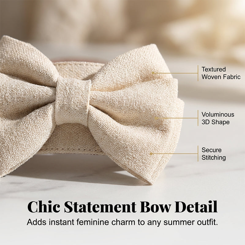 Elegant flat sandals with a bow🌺