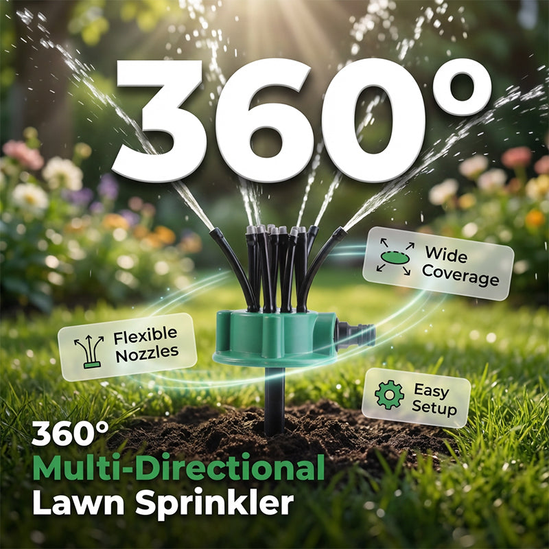 💧 50% OFF NOW! 🌿 360° Coverage Precision Garden Irrigation Sprinkler – Adjustable Nozzle, Water-Saving & Perfect for Lawn, Flower Beds & Crops 🌸