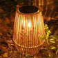 🔥🎁New: 50% OFF🔥🏮 Hand-woven bamboo lantern with solar panel | Patio, garden & camping ✨