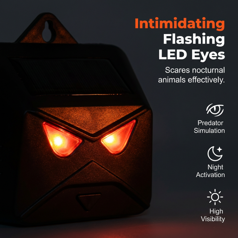 Outdoor Solar-Powered Animal Repeller