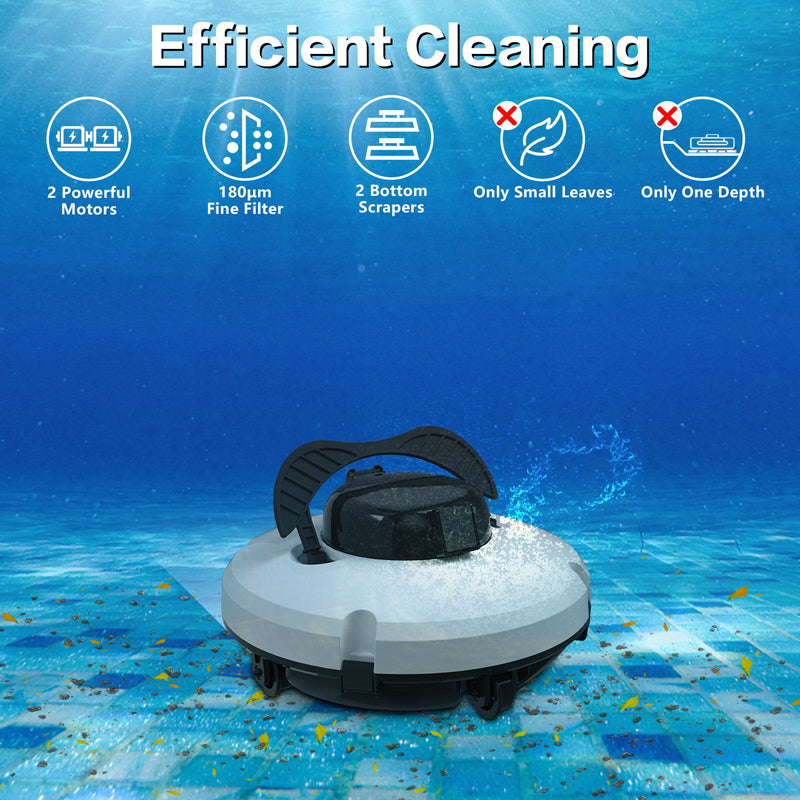 ⏰🔥50% OFF! 🤖 Pool Cleaning Robot – Cordless, Powerful, Smart & Effortless Cleaning 🌊✨