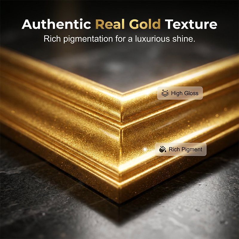 ⏳Time-Limited Special⏰Water-Based Flash Gold Paint – Versatile for Canvas, Wood & Ceramic 🎨🖌️【While Supplies Last】