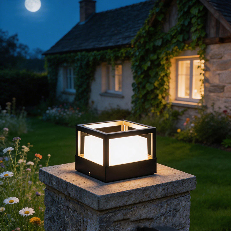 Minimalist Outdoor Post Light for Patios