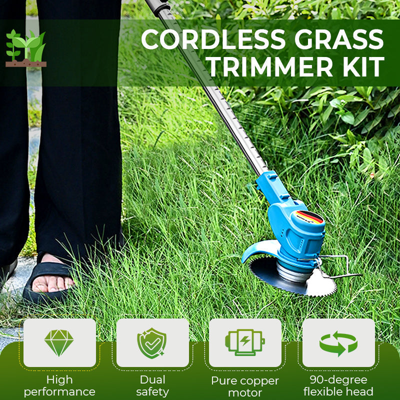 🔥2026 New Arrival ＆ Hot Sale ＆ 50％ Off🔥Multifunction Cordless Grass Trimmer Kit