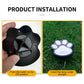Solar Paw Print Garden Lights