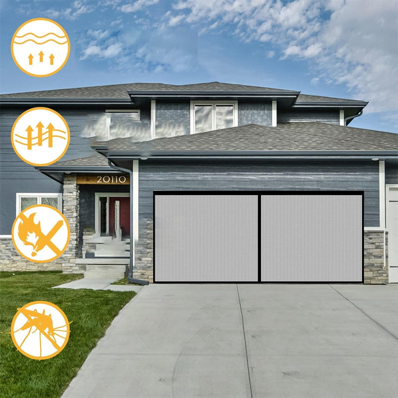 2-Pack Bug-Proof Garage Door Screen