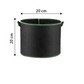 🌱👜 5-Pack Thickened Non-Woven Grow Bag With Handles – Heavy Duty, Breathable Fabric, Eco-Friendly, Large Capacity. Perfect For Potatoes, Tomatoes & Herbs! 🥔🍅🌿