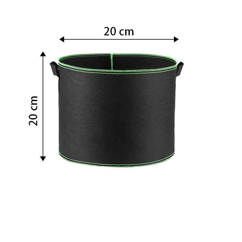 🌱👜 5-Pack Thickened Non-Woven Grow Bag With Handles – Heavy Duty, Breathable Fabric, Eco-Friendly, Large Capacity. Perfect For Potatoes, Tomatoes & Herbs! 🥔🍅🌿