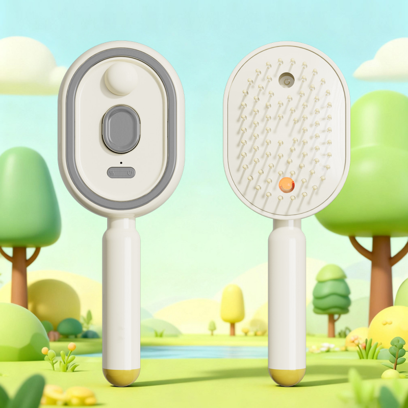 50K+ SOLD!🔥ProGlide™🇬🇧 Scalp Massager Comb 💆‍♀️ – Self-Cleaning 🧼, Tangle-Free ✂️ & Frizz-Control Hair Brush with Soothing Mist Spray 💨✨ | Perfect for Dry, Brittle Hair 💧🌟