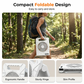 🌞 LIMITED-TIME 50% OFF! ✨ Solar-Powered Outdoor Fan – Rechargeable, Ultra-Quiet, with LED Light 💡