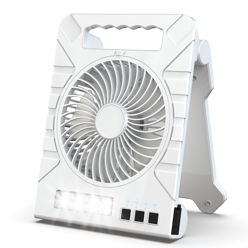 🌞 LIMITED-TIME 50% OFF! ✨ Solar-Powered Outdoor Fan – Rechargeable, Ultra-Quiet, with LED Light 💡