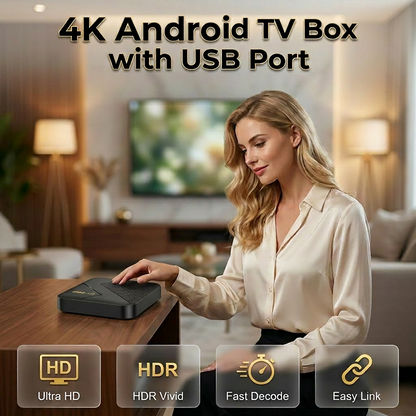🔥📺 Big Promotion!⏳Android TV Box with Bluetooth🎁Father's Day Gifts