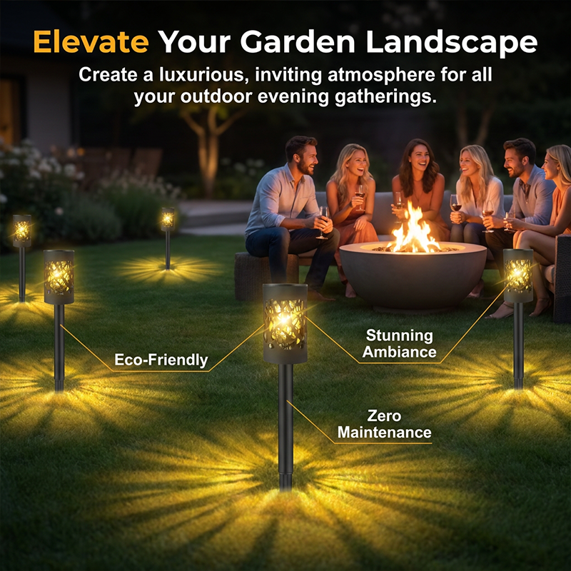 ⏰Only $7.5 each⌛-Solar Garden Lights for Outdoor Pathways(4PCS)