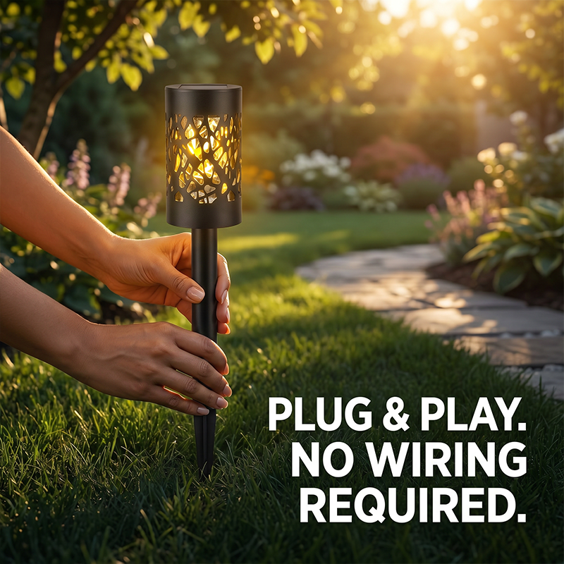 ⏰Only $7.5 each⌛-Solar Garden Lights for Outdoor Pathways(4PCS)